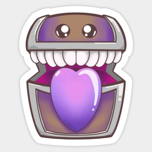 Adorably Sweet Chest Mimic Sticker